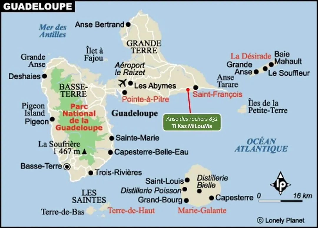 Anse Des Rochers - Ti Kaz Milouma Saint-Francois